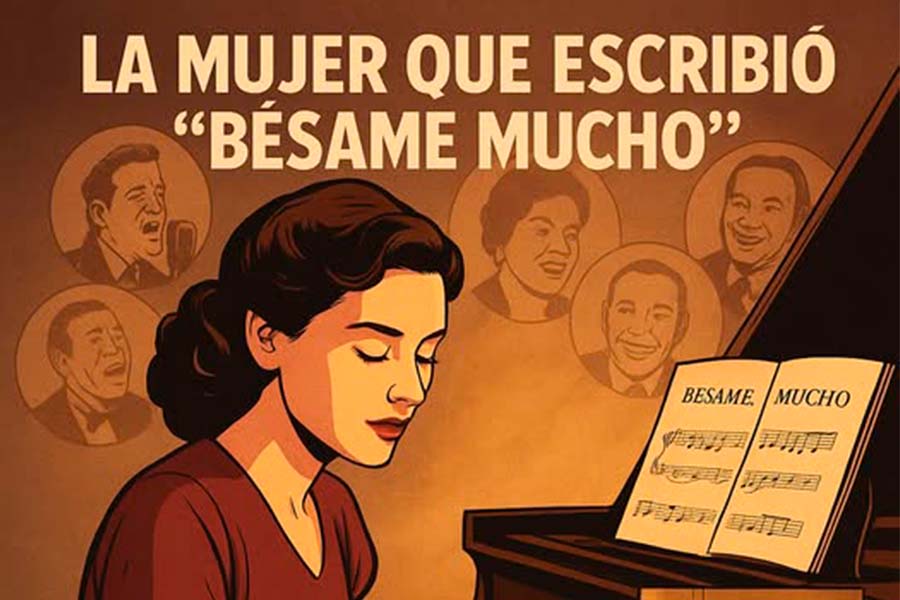 Lee más sobre el artículo La mujer que escribió la canción «Bésame mucho»