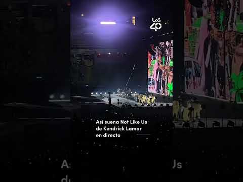 Lee más sobre el artículo Así suena NOT LIKE US de KENDRICK LAMAR en directo | LOS40