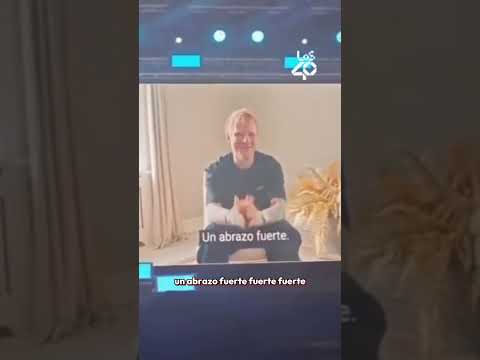 Lee más sobre el artículo ED SHEERAN felicitando las fiestas patronales de La Algaida, una localidad de Murcia😳 | LOS40
