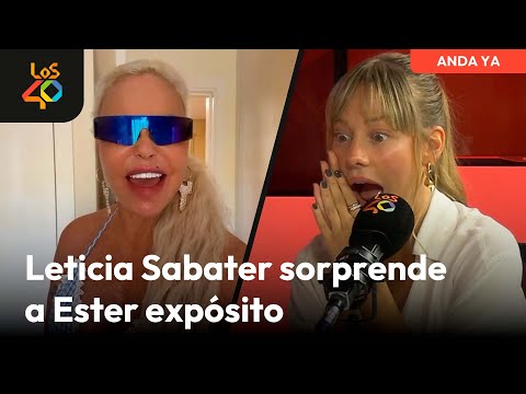 Lee más sobre el artículo ESTER EXPÓSITO escucha la canción que le ha hecho LETICIA SABATER en Anda Ya: «¡Sácala!» | LOS40