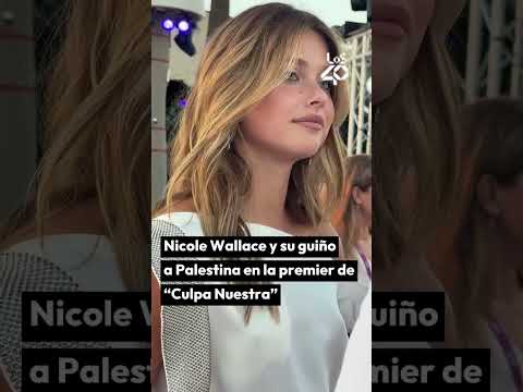 Lee más sobre el artículo NICOLE WALLACE y su guiño a Palestina en la premier de #CulpaNuestra❤️ #culpamia | LOS40