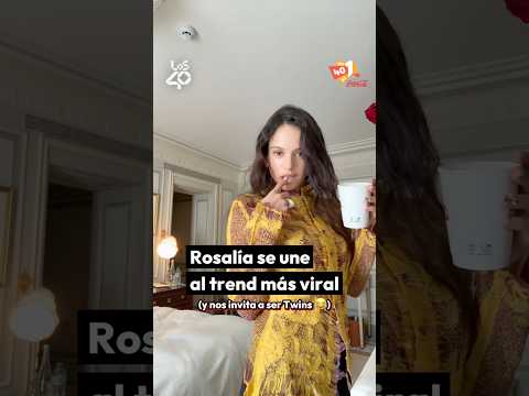 Lee más sobre el artículo Rosalía se une al trend más viral 💥 #los40 #rosalia #trend #viral