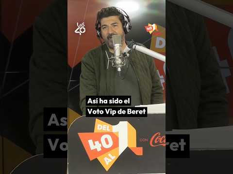 Lee más sobre el artículo 🔊Beret da su Voto Vip a Walls en #los40 con #tonyaguilar
