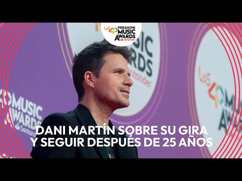 Lee más sobre el artículo DANI MARTÍN: «No esperaba ni sacar otro disco, y han pasado 25 años» | LOS40 MUSIC AWARDS SANTANDER