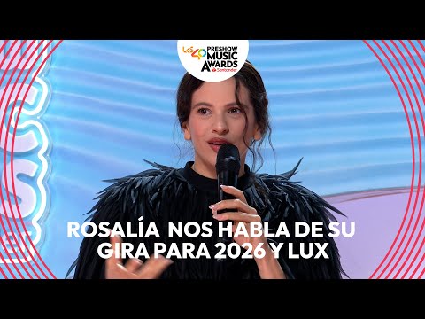 Lee más sobre el artículo ROSALÍA nos da las CLAVES DE SU ACTUACIÓN + GIRA 2026 | Preshow de LOS40 MUSIC AWARD SANTANDER 2025