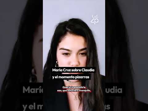 Lee más sobre el artículo MARÍA CRUZ sobre CLAUDIA ARENAS y el momento pizarras😱🎶❤️ | LOS40