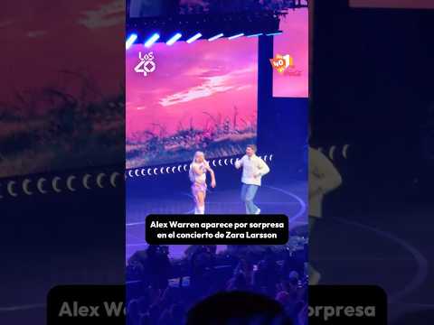 Lee más sobre el artículo 👉🏽Alex Warren aparece por sorpresa en el concierto de Zara Larsson bailando así 😱 #los40
