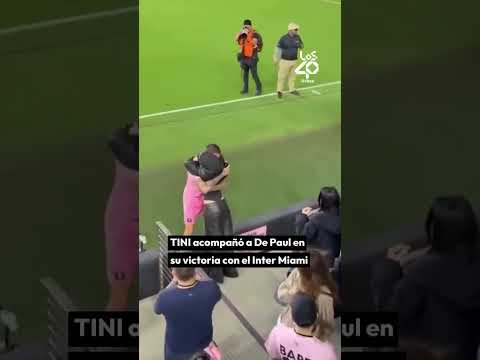 Lee más sobre el artículo TINI acompaña a DE PAUL en su victoria con el Inter Miami junto a LOLA INDIGO y BIZARRAP🥹⚽️ | LOS40