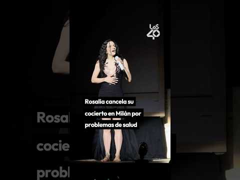 Lee más sobre el artículo ROSALÍA CANCELA su CONCIERTO en MILÁN por problemas de SALUD | LOS40