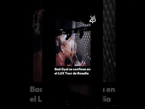 Lee más sobre el artículo BAD GYAL se sube al CONFESIONARIO del #LUXTour de ROSALÍA en Barcelona 😱✨