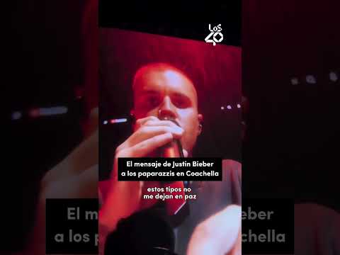 Lee más sobre el artículo El mensaje de Justin Bieber a los paparazzi en Coachella | LOS40